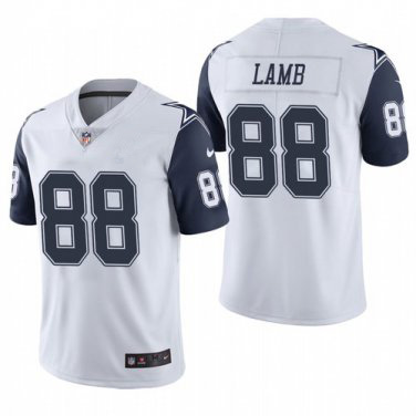 Men Dallas Cowboys #88 Lamb White Nike Vapor Untouchable Limited NFL Jerseys->nfl hats->Sports Caps